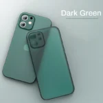 Frosted Shield – Ultra-Thin Matte Hard Case for iPhone - Dark Green, iphone 14 Pro Max