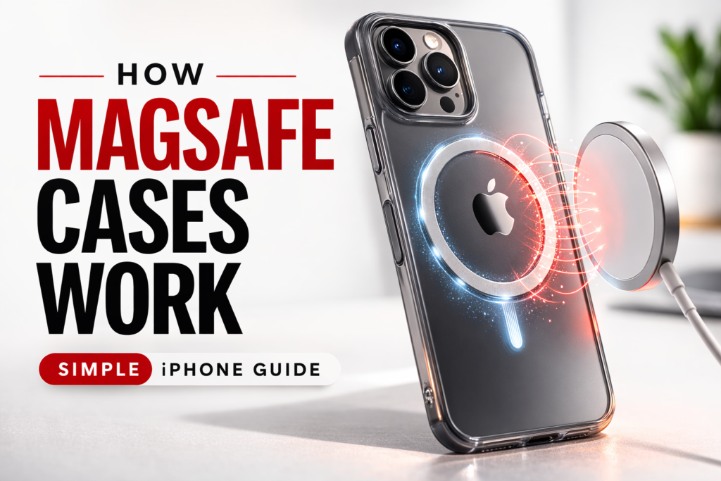 How MagSafe cases work on iPhone with magnetic charger alignment