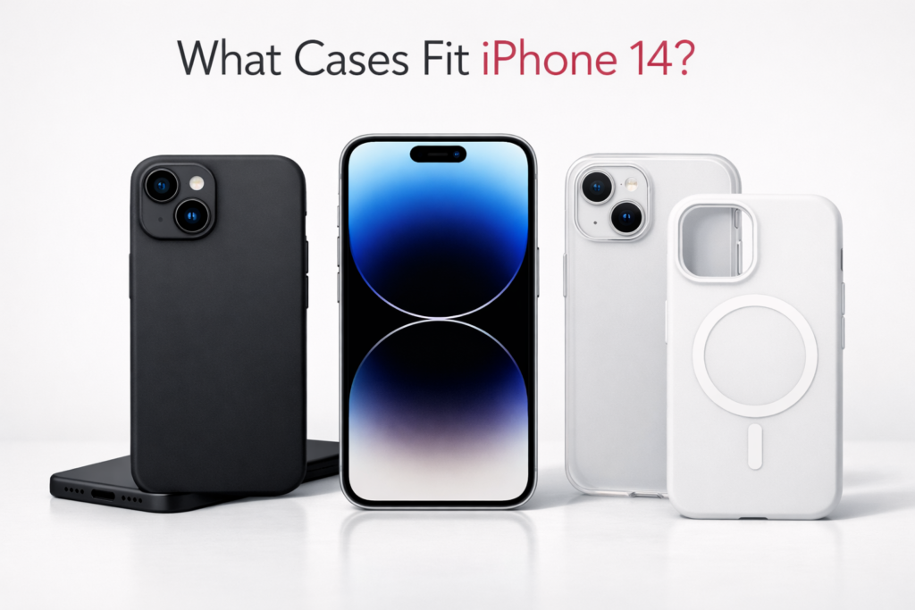 What cases fit iPhone 14 with compatible slim matte and magnetic case options