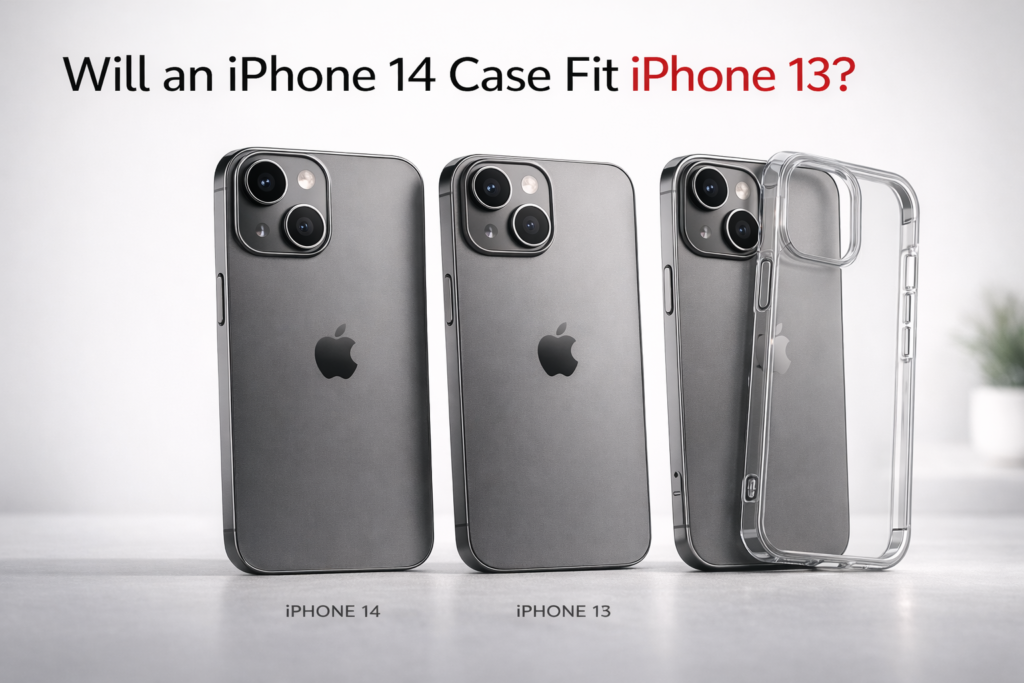 Will an iPhone 14 case fit iPhone 13 comparison with case fit difference